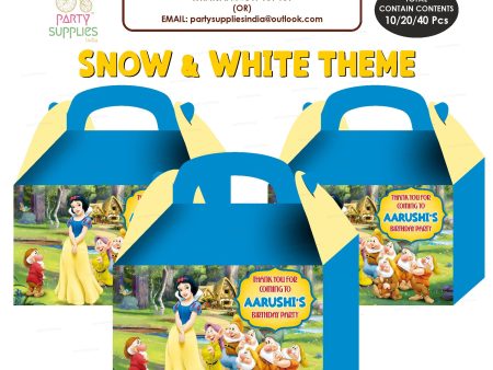 Snow and White Theme Goodie Return Gift Boxes Fashion