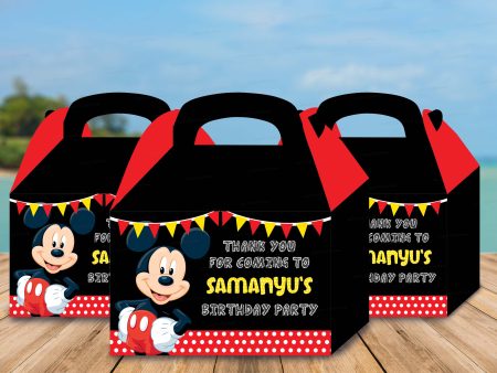 Mickey Mouse Theme Goodie Return Gift Boxes Hot on Sale