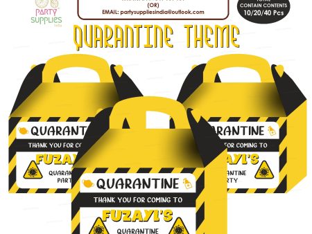 Quanrantine Theme Goodie Return Gift Boxes For Sale