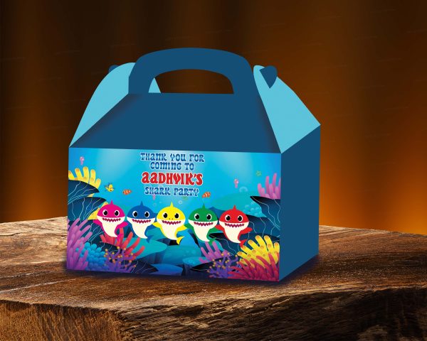 Shark Theme Goodie Return Gift Boxes For Discount