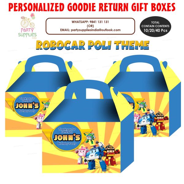 Robopoli Theme Goodie Return Gift Boxes Online now