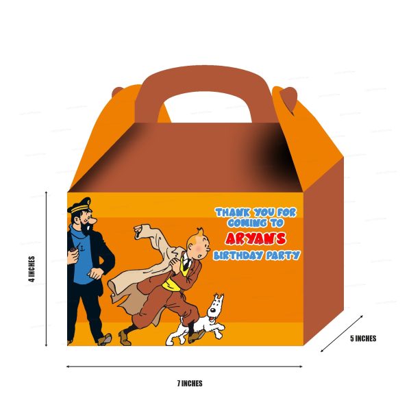 Tin Tin Theme Goodie Return Gift Boxes Online Hot Sale