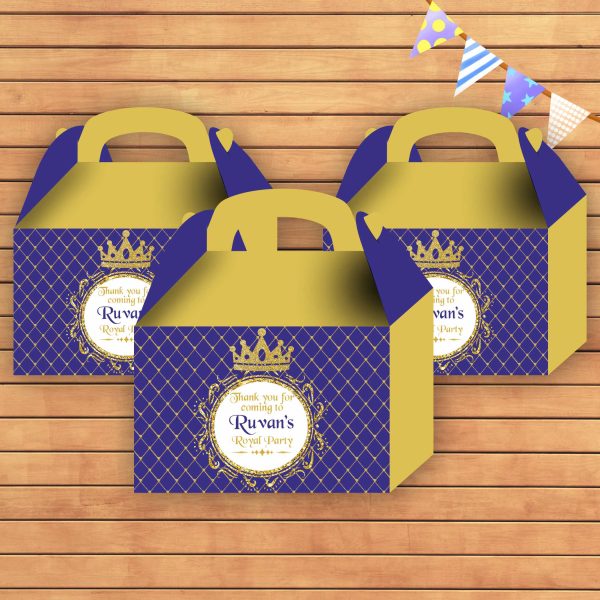 Prince Theme Goodie Return Gift Boxes Supply