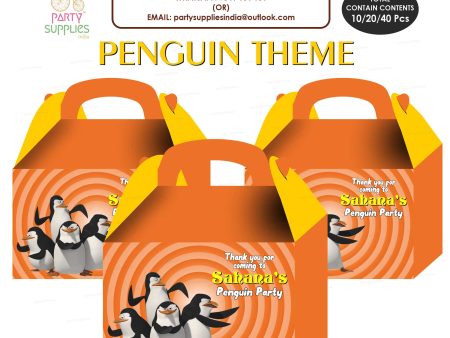 Penguin Theme Goodie Return Gift Boxes on Sale