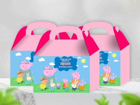 Peppa Pig Theme Goodie Return Gift Boxes Online Sale