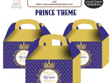 Prince Theme Goodie Return Gift Boxes Supply