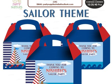 Sailor Theme Goodie Return Gift Boxes Online Hot Sale