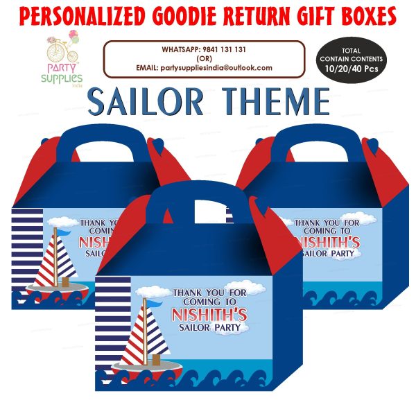 Sailor Theme Goodie Return Gift Boxes Online Hot Sale