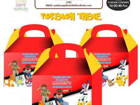 Pokemon Theme Goodie Return Gift Boxes Online Hot Sale