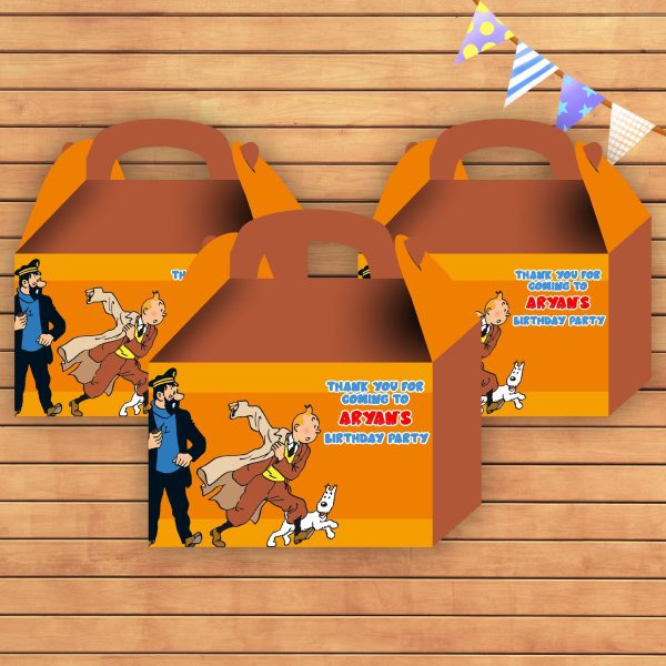 Tin Tin Theme Goodie Return Gift Boxes Online Hot Sale