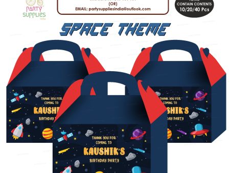 Space Theme Goodie Return Gift Boxes For Discount