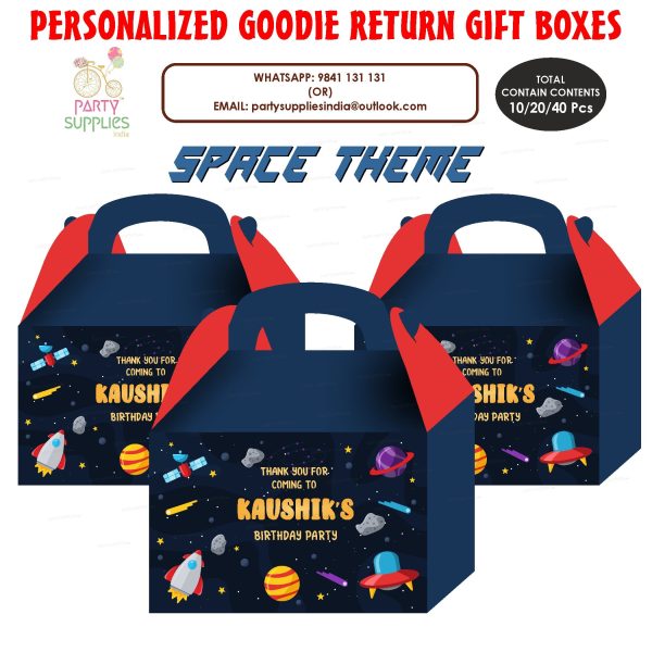 Space Theme Goodie Return Gift Boxes For Discount