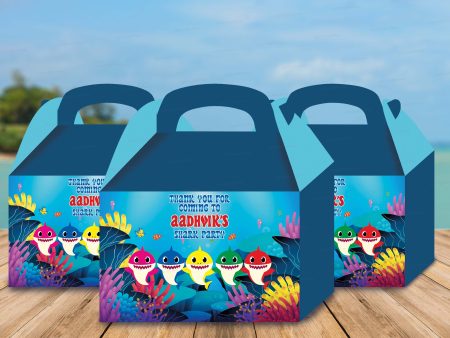 Shark Theme Goodie Return Gift Boxes For Discount